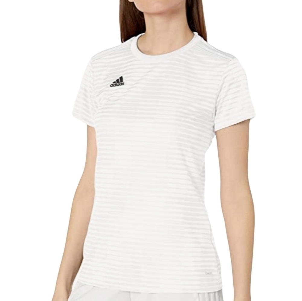 Adidas | Women's White Condivo 18 Athletic Tee (Size XL)
